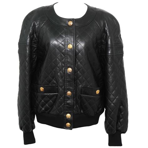 vintage chanel silk bomber|Vintage Chanel Jackets .